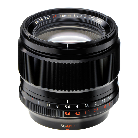 FujiFilm Fujinon XF 56mm F1.2 APD Bedienungsanleitung