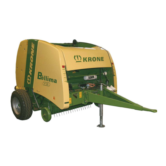 Krone Bellima F 125 Originalbetriebsanleitung