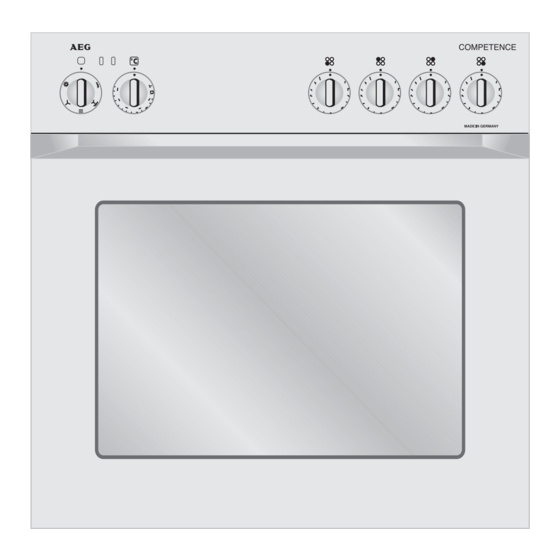 AEG COMPETENCE E 30002 Benutzerinformation