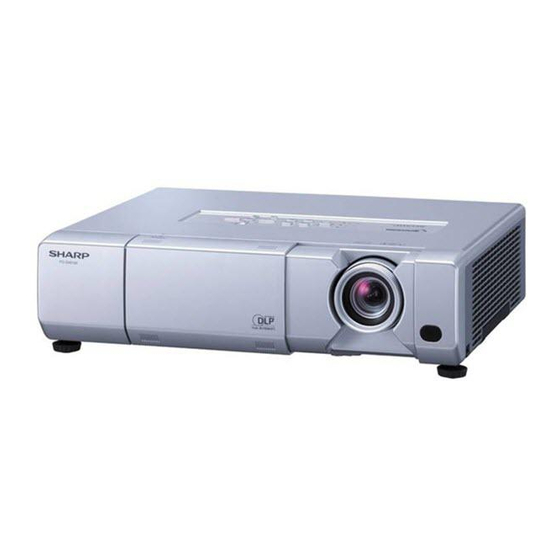 Sharp PG-D4010X Bedienungsanleitung