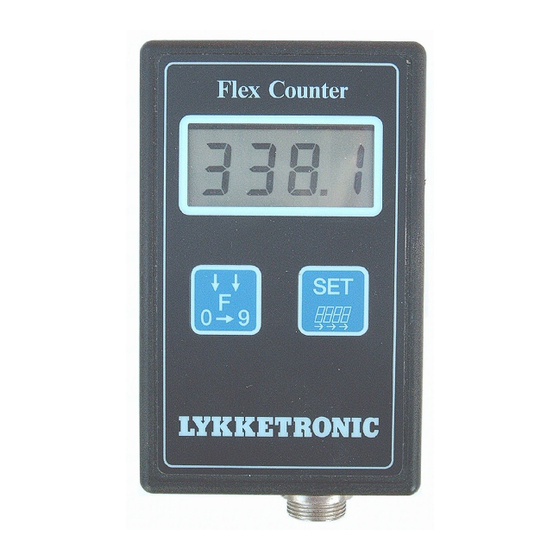 Lykketronic Flex Counter Bedienungsanleitung