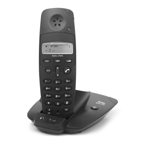 Topcom butler 2700 Bedienungsanleitung