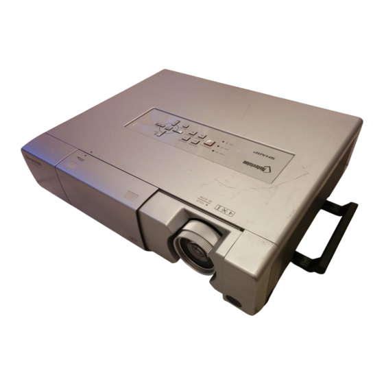 Sharp PG-D4010X Einrichtungs-Anleitung