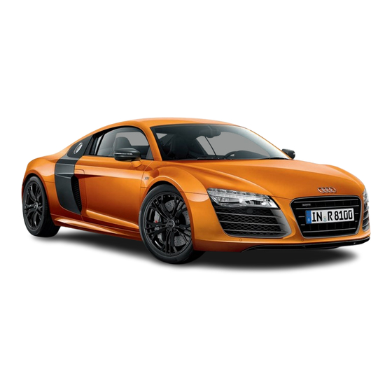Audi R8 Kurzanleitung