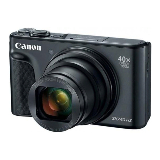 Canon PowerShot SX740 HS Handbuch