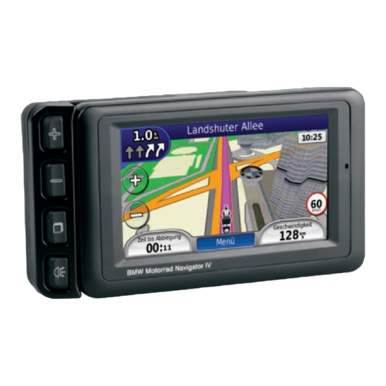 BMW Motorrad Navigator IV Benutzerhandbuch