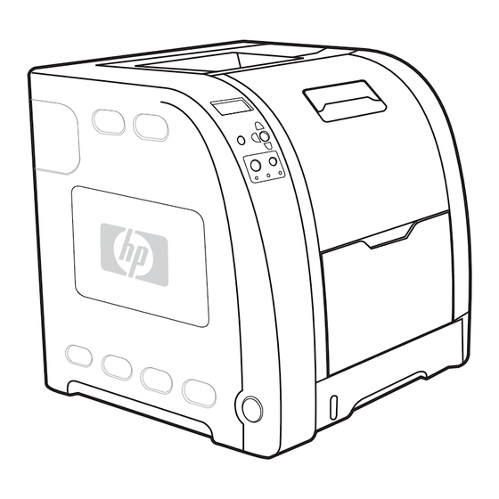 HP  Color LaserJet 3550 Handbuch