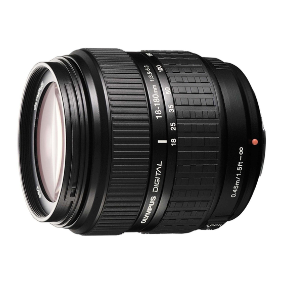 Olympus ZUIKO DIGITAL ED 18-180mm f3.5-6.3 Bedienungsanleitung