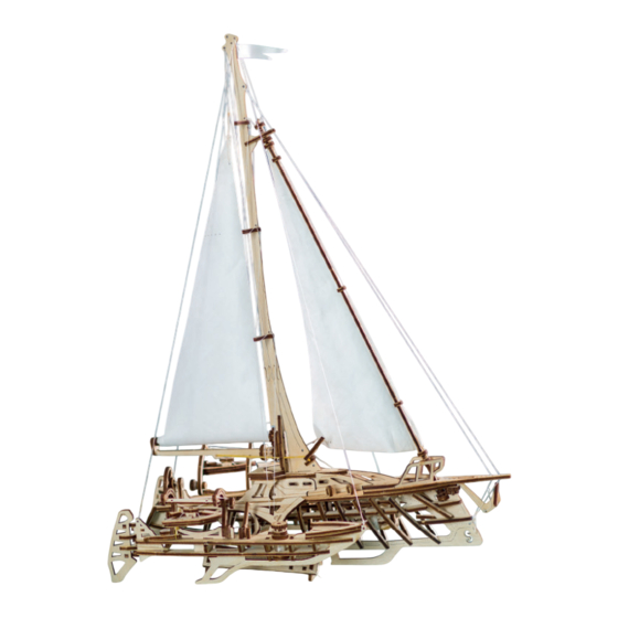 UGEARS Trimaran Merihobus Aufbauanleitung