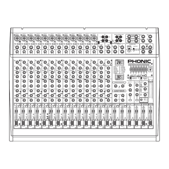 Phonic POWERPOD K16 PLUS Bedienungsanleitung