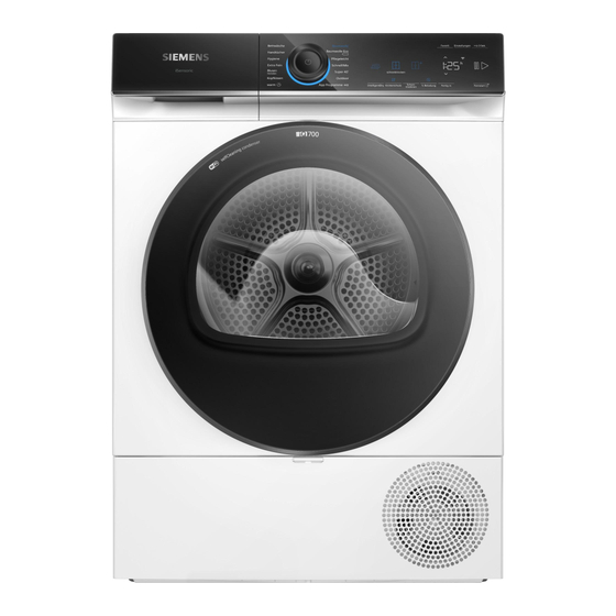 Siemens WQ45B2B7EX Gebrauchs- Und Montageanleitung