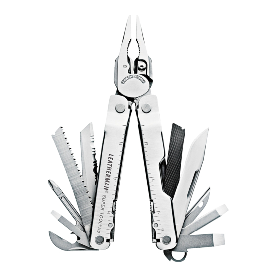 Leatherman SUPER TOOL 300 Benutzerhandbuch