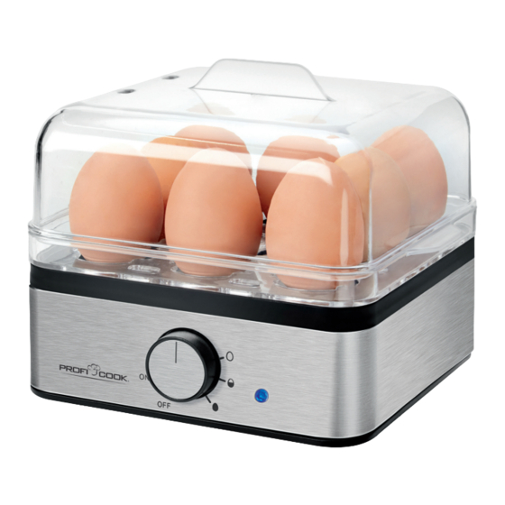 Proficook PC-EK 1084 Bedienungsanleitung, Garantie