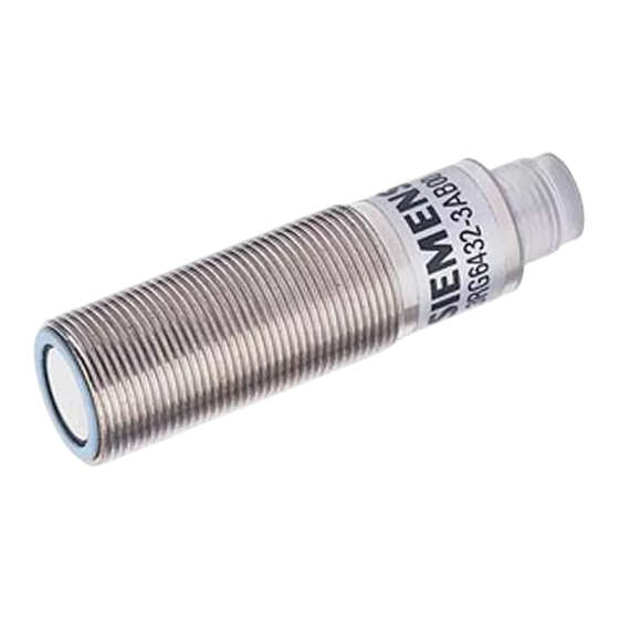 Siemens BERO M18S Serie Betriebsanleitung