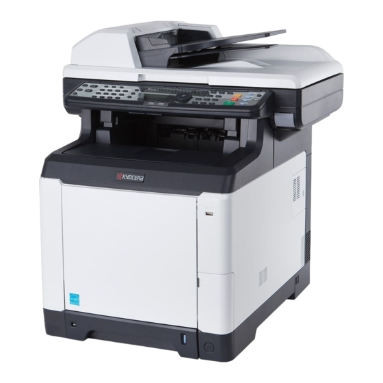 TA Triumph-Adler DCC 6626L Bedienungsanleitung