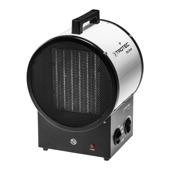 Trotec TDS 30 M Originalbetriebsanleitung