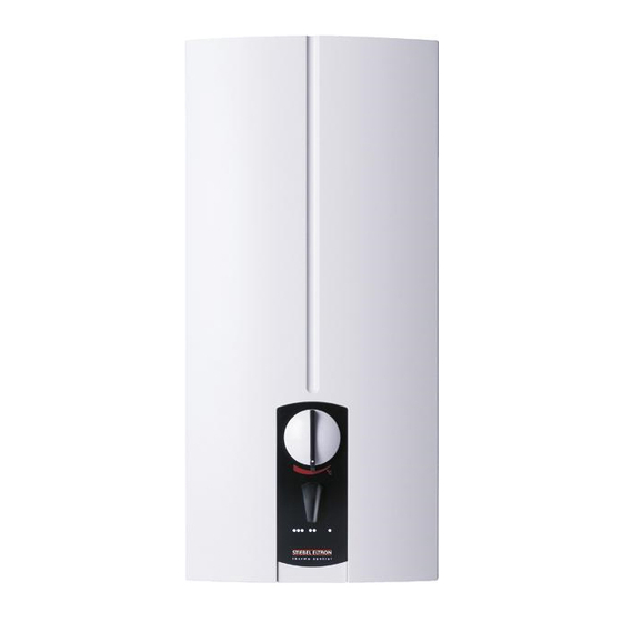 STIEBEL ELTRON DHH 12 S control Bedienung Und Installation