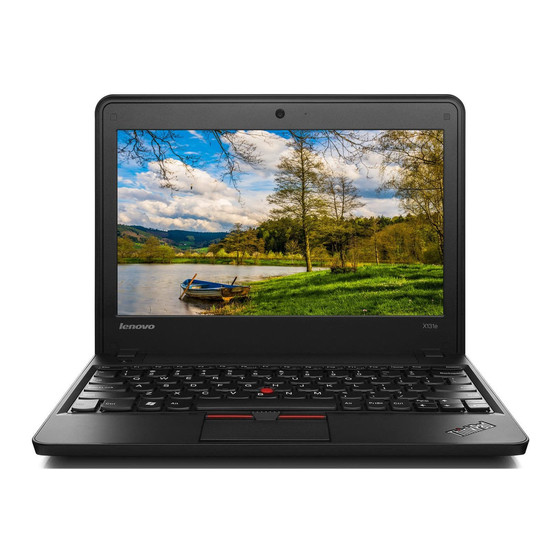 Lenovo ThinkPad X131e Benutzerhandbuch