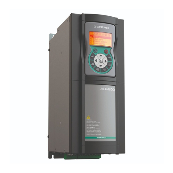 gefran ADV200 Handbuch