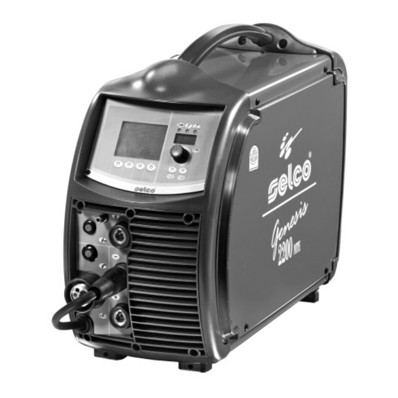 Selco Genesis 2200 MTE Betriebsanweisung