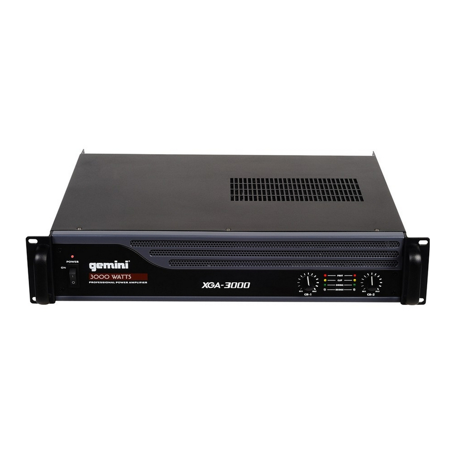 Gemini XGA-3000 Bedienungshandbuch