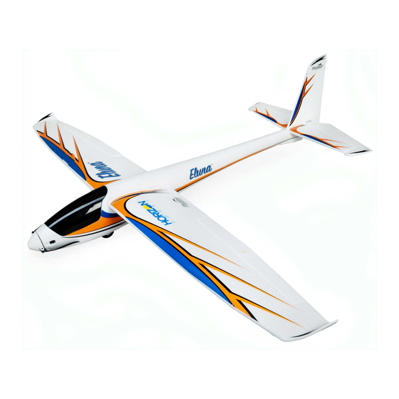 Horizon Hobby flyzone Eluna 1.5 Bedienungsanleitung