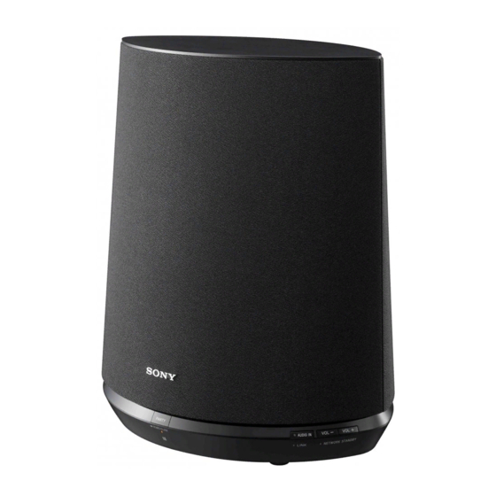 Sony SA-NS400 Bedienungsanleitung