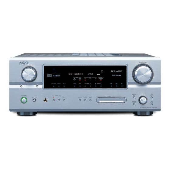Denon AVR-2105 Bedienungsanleitung
