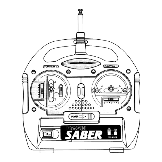 Sanwa Dash Saber Bedienungsanleitung