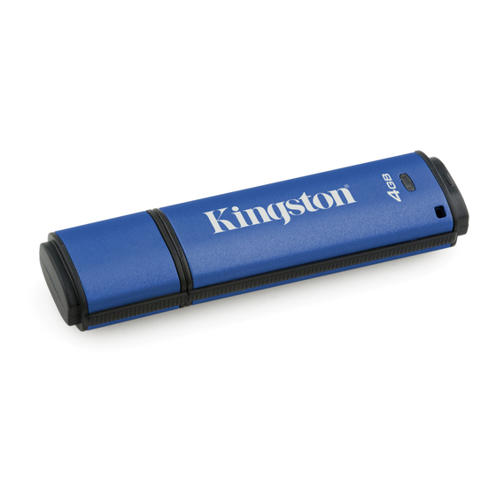 Kingston Technology DataTraveler Vault Privacy Anleitungen