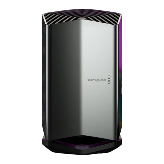 Blackmagic Design Cloud Store Bedienungsanleitung