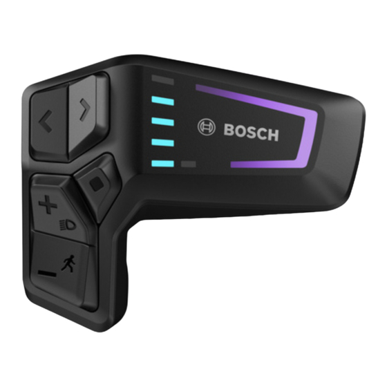 Bosch LED Remote Handbücher