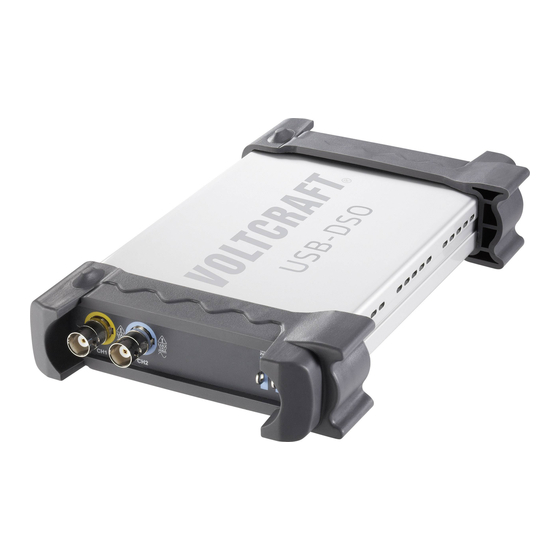 VOLTCRAFT DSO-2020 USB Kurzanleitung