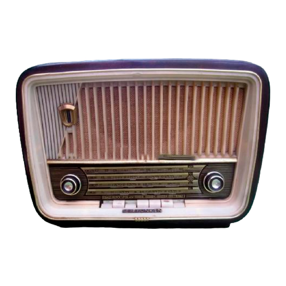 Telefunken D 668 WK Bedienungsanleitung