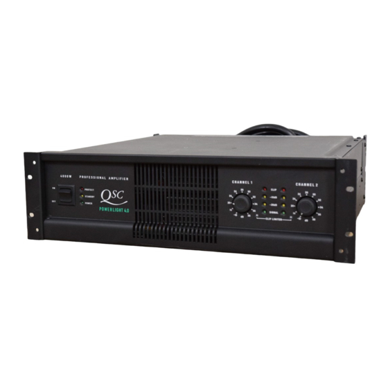 QSC PowerLight 4.0 Bedienungsanleitung