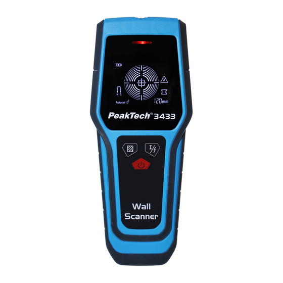 PeakTech 3433 Handbücher