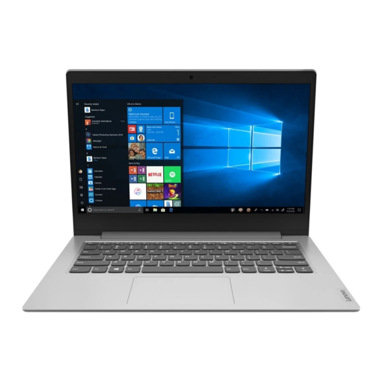 Lenovo IdeaPad 1 Installationsanleitung