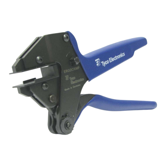 Tyco Electronics ERGOCRIMP Betriebsanleitung