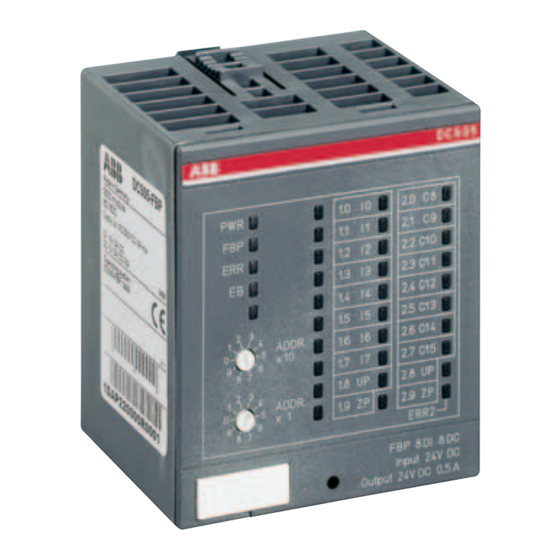 ABB DC505-FBP Montageanweisung
