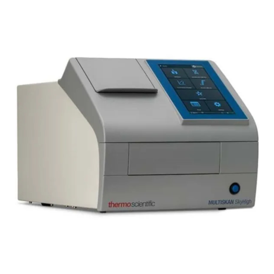 Thermo Scientific Multiskan SkyHigh Benutzerhandbuch