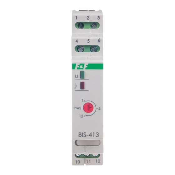 F&F BIS-413 Bedienungsanleitung