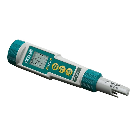 Extech Instruments ExStik EC500 Benutzerhandbuch