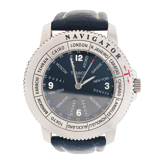 Tissot Navigator Bedienungsanleitung