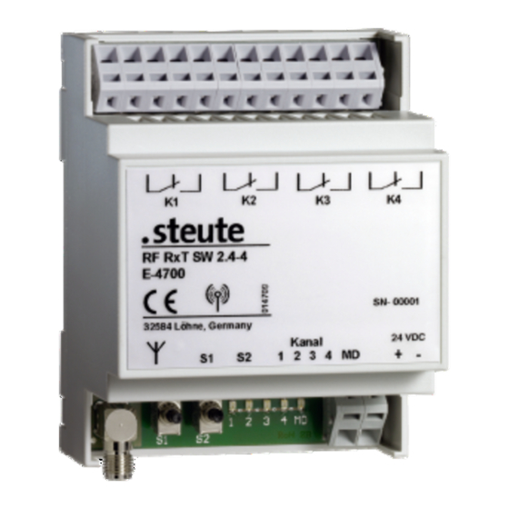 steute RF RxT SW2.4 Betriebsanleitung