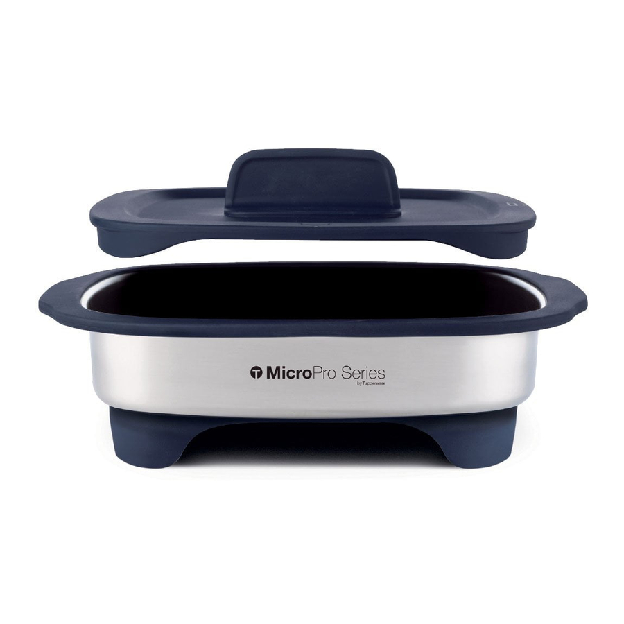 Tupperware MicroPro Serie Betriebsanleitung