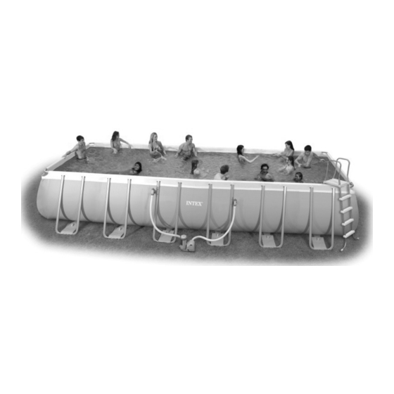 Intex Frame Pool Set Ultra XTR Quadra Benutzerhandbuch