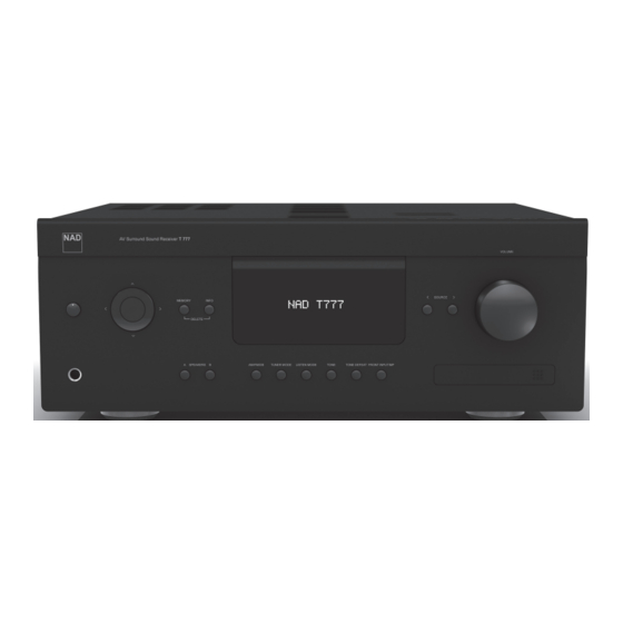 NAD T 777 Bedienungsanleitung