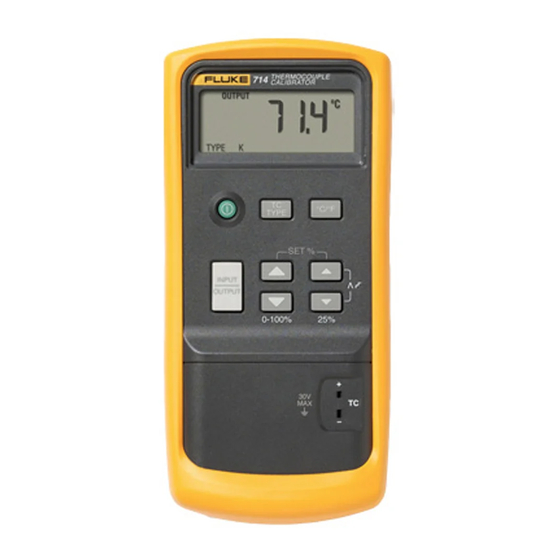 Fluke 714 Gebrauchsanweisung