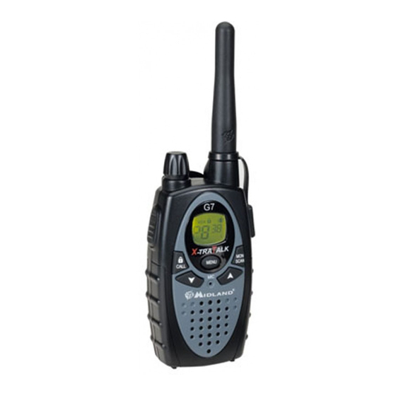 Midland G7 XT Anleitung