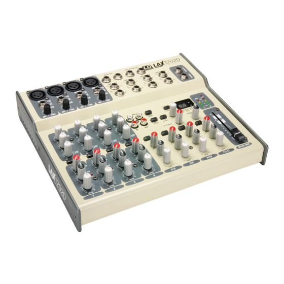 LD Systems LAX 502 Bedienungsanleitung